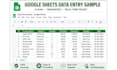 do accurate data entry in excel google sheets and CRM