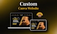 design a custom canva website for creators