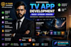 develop android TV and apple TV apps with kotlin and swiftui