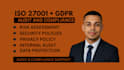 prepare iso 27001 gdpr compliance policies and documentation