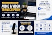 accurately transcribe audio and video into clean text