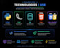 build a functional web applications using python or sql