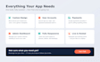 develop a custom full stack web application