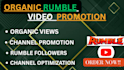 grow your rumble channel with video promotion