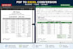 convert PDF or image to excel or word