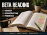 beta read your novel and provide honest reader feedback