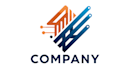design a futuristic technology and IT logo
