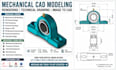 do mechanical cad modeling and rendering manufacturing drawing, image to cad