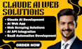 design, develop, revamp claude website claude webapp webscraping using claude ai