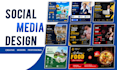 design professional social media banners