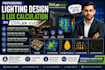 dialux evo lighting design, lux calculation and photometric analysis