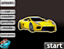 modern racing game interface