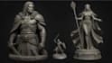 sculpt custom 3d printable characters, miniatures, figurines and stl models