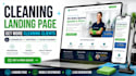 design cleaning landing page