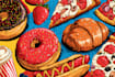 draw food pop art