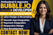 build bubble io website, design bubble mvp, bubble app developer