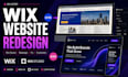 wix website redesign, wix studio, redesign wix website design wix edit wix site