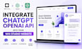 integrate chatgpt openai API into wix studio website, do ai chatbot integration