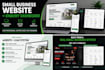 build a modern small business website with an enquiry dashboard