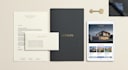 design a luxury real estate logo and corporate brandidentity