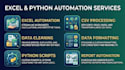 automate excel and CSV tasks using python