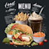 design amazing editable food restaurant menu