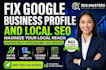 fix google business profile and local SEO