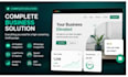 responsive landing page with ai chatbot and automatization