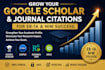 increase google scholar citation