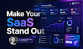create a premium saas explainer video with 2d motion graphic and UI animation