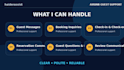 handle airbnb guest messages, bookings and customer support