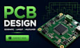 do pcb design, pcb layout, circuit and schematics design, multilayer pcb
