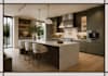 custom design your kitchen with 2d and 3d layout, materials and lighting