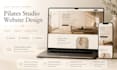 design a modern pilates studio website with online booking