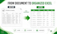 convert PDF and image to excel spreadsheet