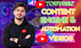 build and manage a profitable youtube automation channel from scratch