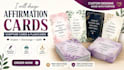design affirmation cards, scripture cards, prayer cards and flashcards