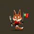 design killer cartoon and mascot food restaurant