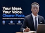 ghostwrite linkedin posts in your voice