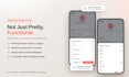 design a modern mobile app UI UX in figma