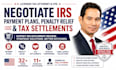 negotiate irs payment plans, penalty relief, and tax settlements