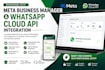 setup meta business manager and integrate whatsapp cloud API