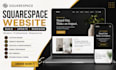 build squarespace website update and redesign squarespace website