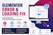 fix elementor error loading, repair broken wordpress pages issues