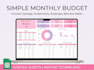 create budget spreadsheet google sheet excel monthly paycheck planner template