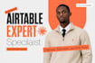 set up airtable database, airtable automation, airtable formula, softr portal
