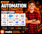setup hubspot CRM salesforce slack notion airtable wix webflow make automation