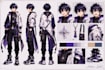 create an anime manga oc character reference sheet and design