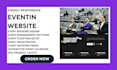 build event booking website for event management ticketing and registration