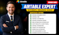 setup airtable databases, n8n automations airtable automations, and softr expert